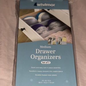 *NWT* Medium Draw Organizer — Set of 2